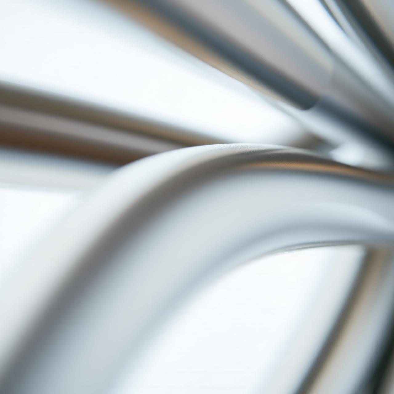 Brushed stainless steel finish